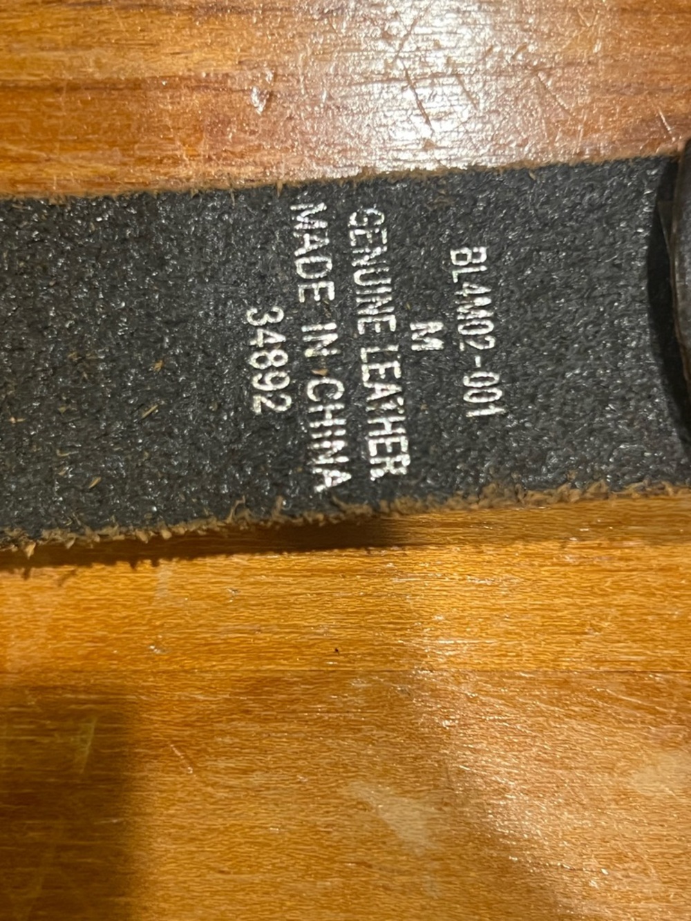 Miss Me Brownish/black Leather Belt - M - Picture 5 of 7